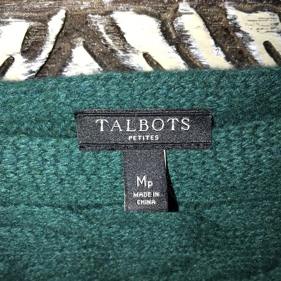 Talbots Petites Green Sweater - Picture 4 of 6